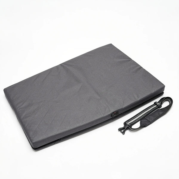 Foldable pet travel mat fully unfolded